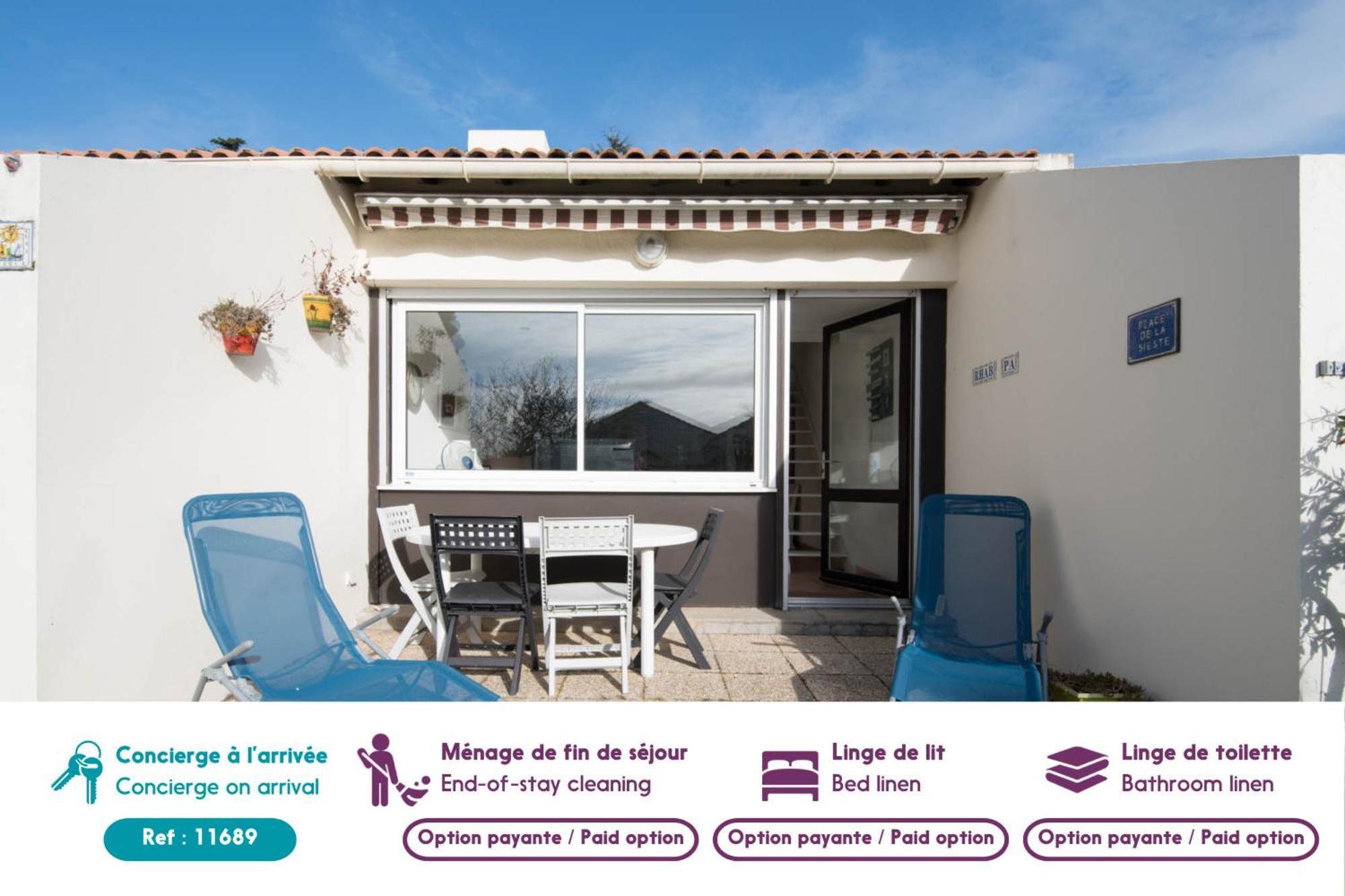 Maison Dans Residence Calme + Piscine A Pornic Exterior foto